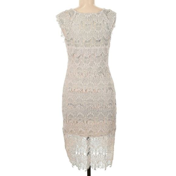 Free People Peekaboo Lace Scalloped Dress - Picture 2 of 9
